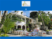Tablet Screenshot of hotel-atlantis-lasterrenas.com